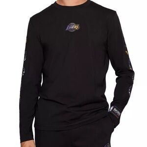 Hugo boss x NBA lakers black long sleeve shirt